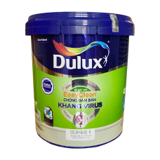 Sơn nội thất Dulux EasyClean Chống Bám Bẩn Kháng Virus - Mờ  E016M - 15L